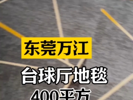 东莞万江400平方台球厅和棋牌室安装地毯,棋牌室选用拼接#方块地毯 #台球厅地毯 #东莞台球厅地毯 #东莞地毯厂家哔哩哔哩bilibili