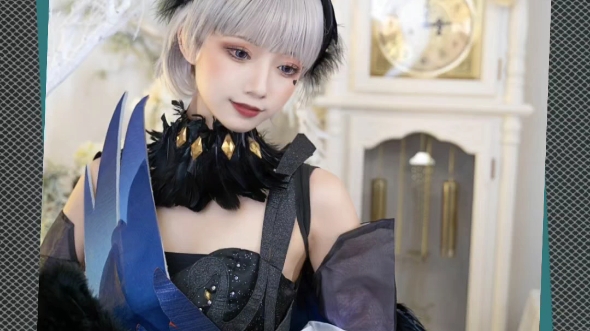 黑天鹅小乔cos 来源:抖音 作者:_彼晨又在偷懒 侵删