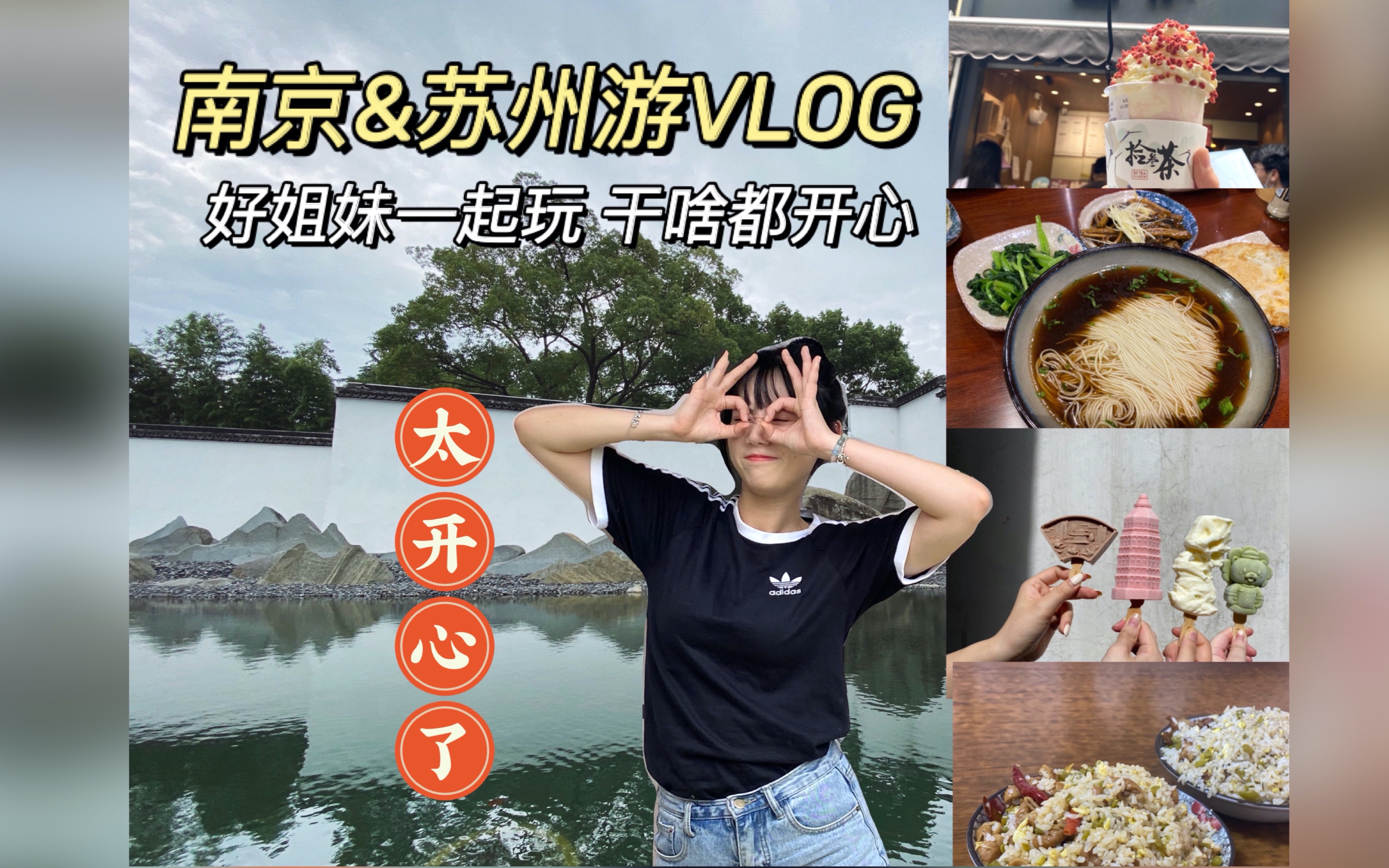 【多肉】南京&苏州游VLOG|好姐妹一起玩 去哪里都开心|吃吃喝喝玩玩佛系旅游vlog哔哩哔哩bilibili