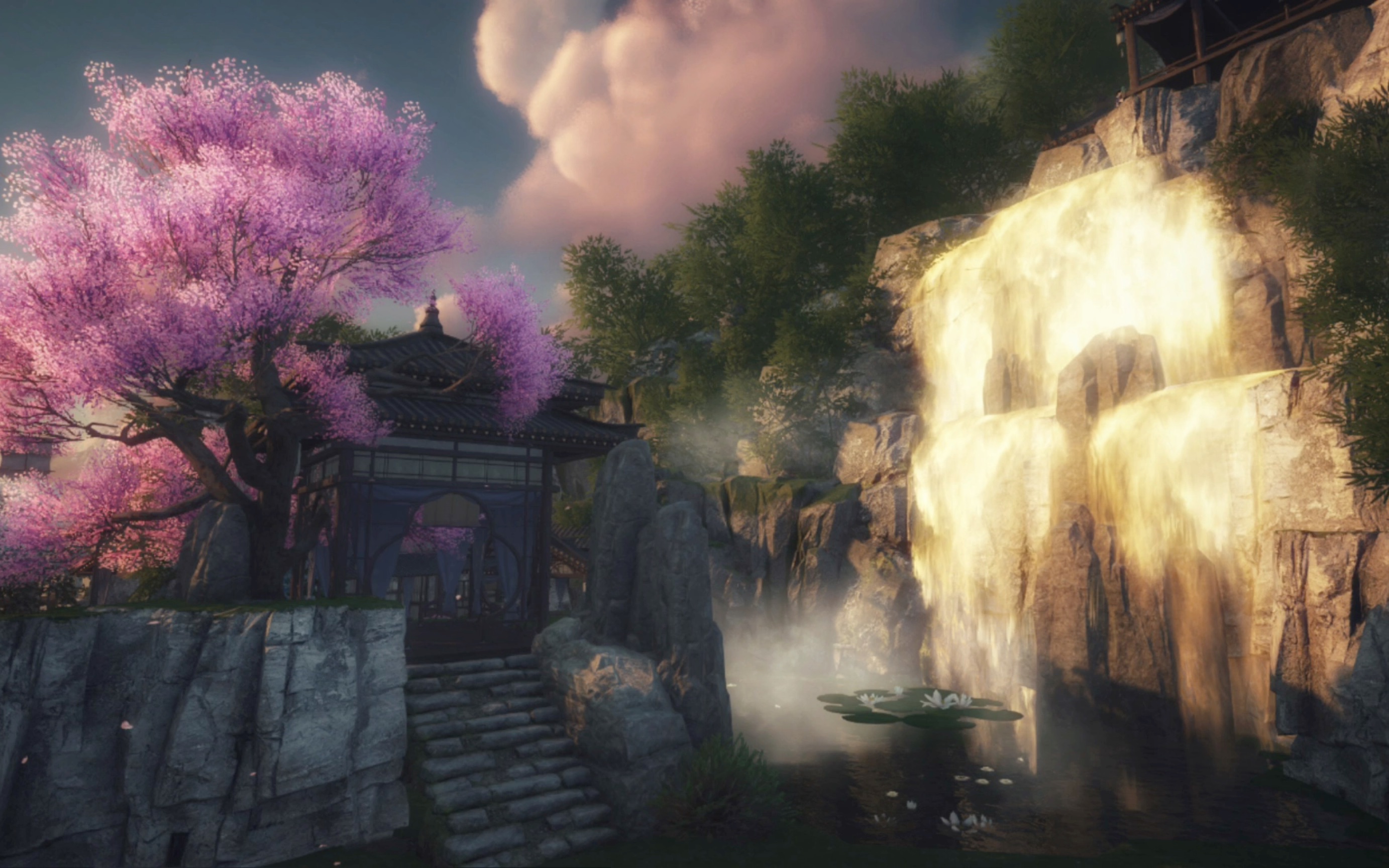 【逆水寒手游庄园】二测逆水寒手游庄园速装试玩