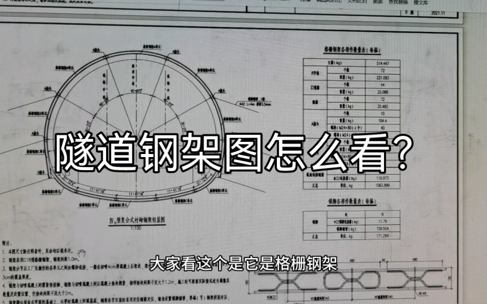 隧道钢架图怎么看?哔哩哔哩bilibili