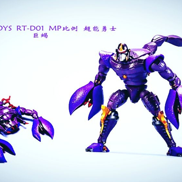 小津的变形金刚玩具视频—ROBOT TOYS RT-D01 BW超能勇士巨蝎_哔哩