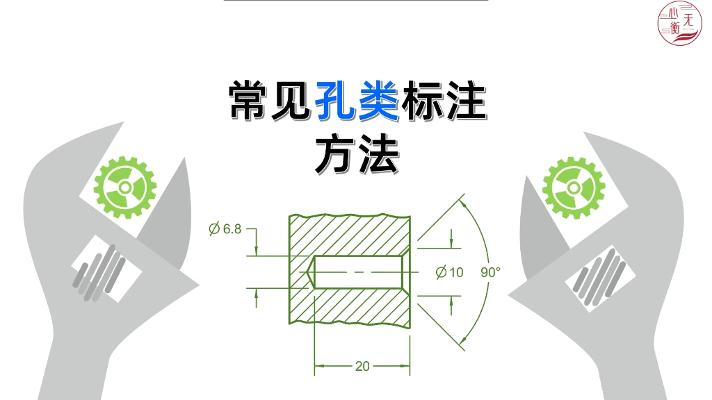 常见孔的标注方法,你标对了吗?哔哩哔哩bilibili