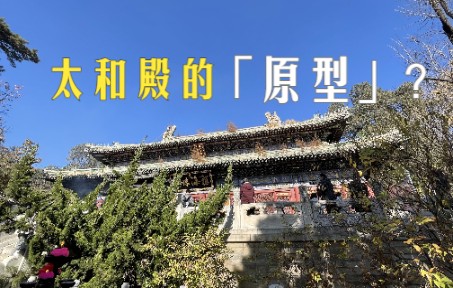 京西古寺中有座等级最高的佛家建筑,据说太和殿都是仿照它而建哔哩哔哩bilibili