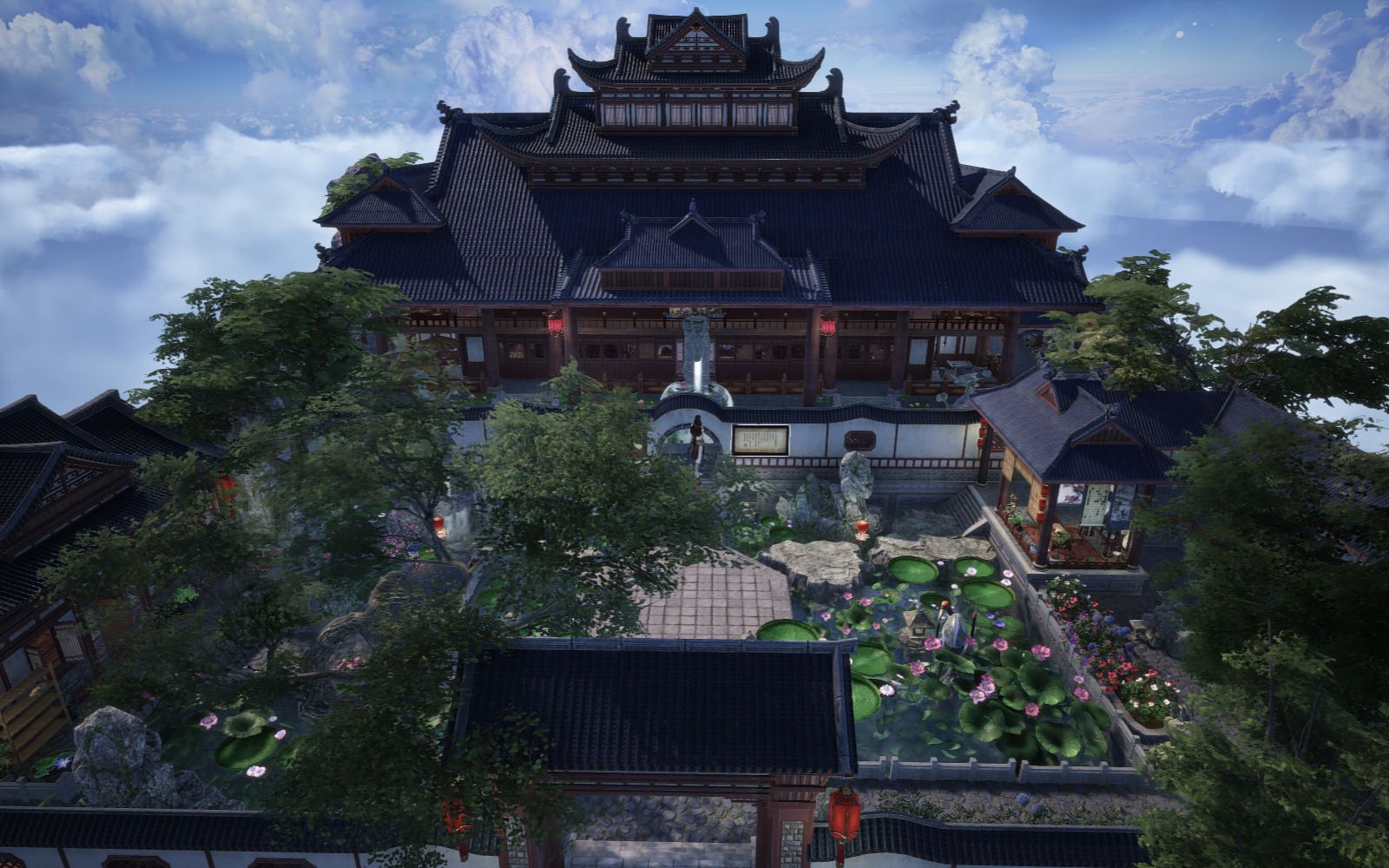 【古剑奇谭网络版】仙府-将梦入画-青微宫-999-17,方案二,精装修版