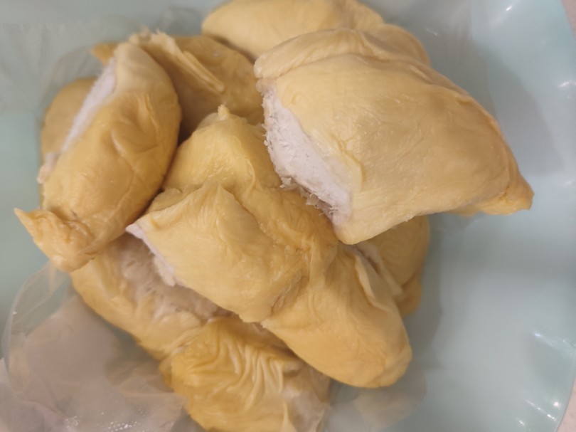 百果园青尼榴莲开盒