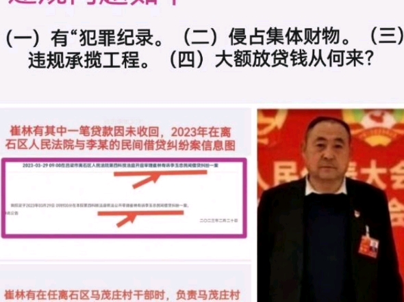 山西省吕梁市人民调解协会会长崔林有一个违法乱纪者哔哩哔哩bilibili