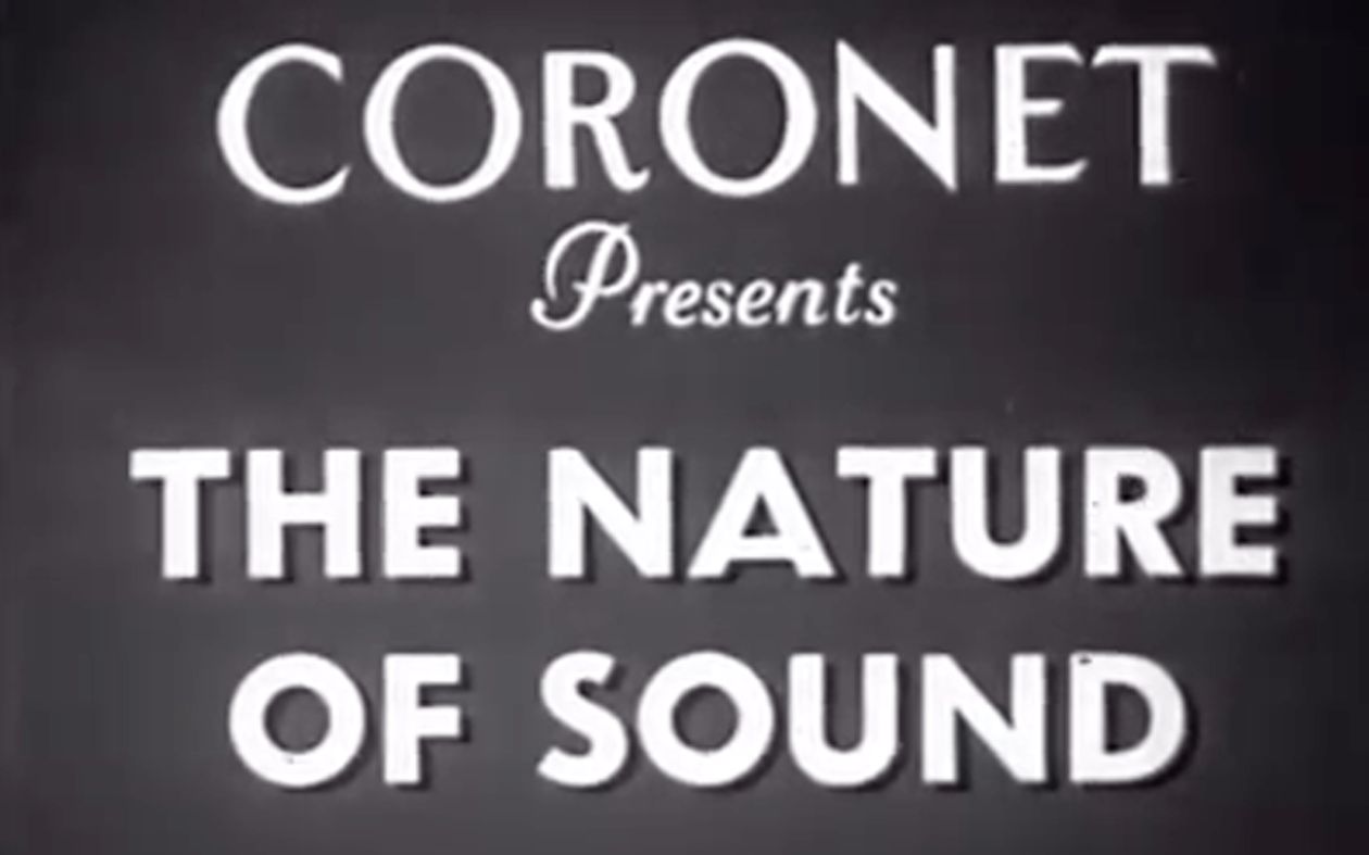 Sound Waves The Nature of Sound 1947 Coronet Instructional Films哔哩哔哩bilibili