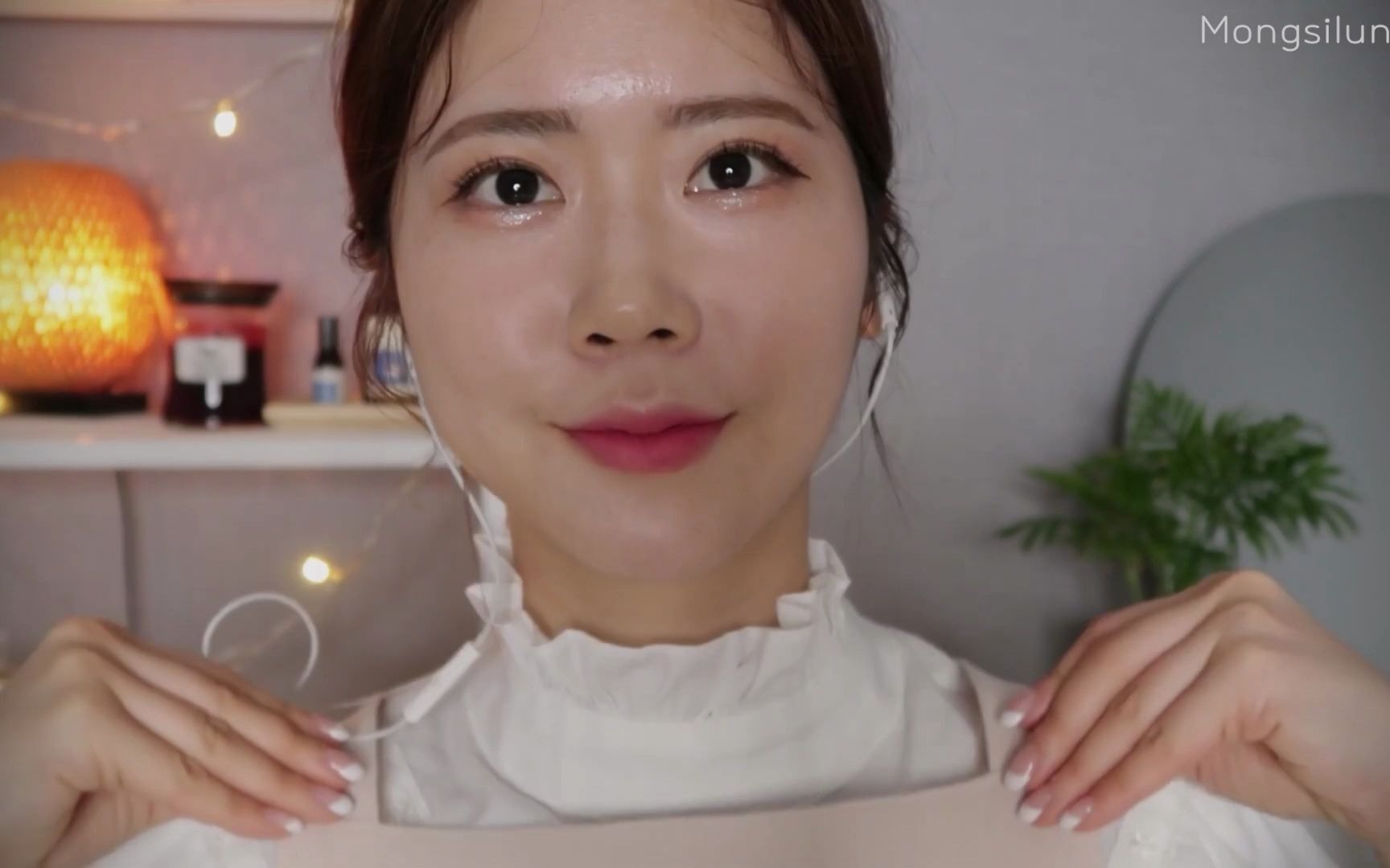 韩国小姐姐为你睡前清洁面部,干干净净舒舒服服的睡下吧,mongsilunnie