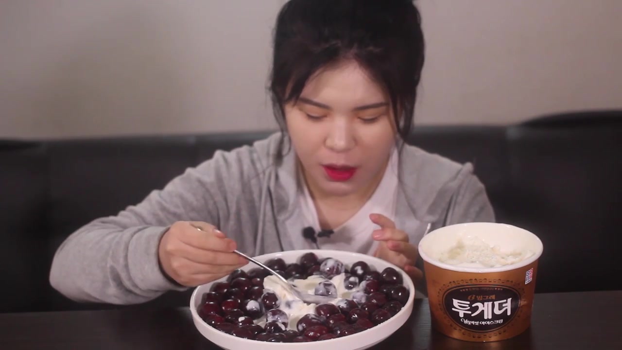 【韩国吃播】donkey妹妹asmr车厘子