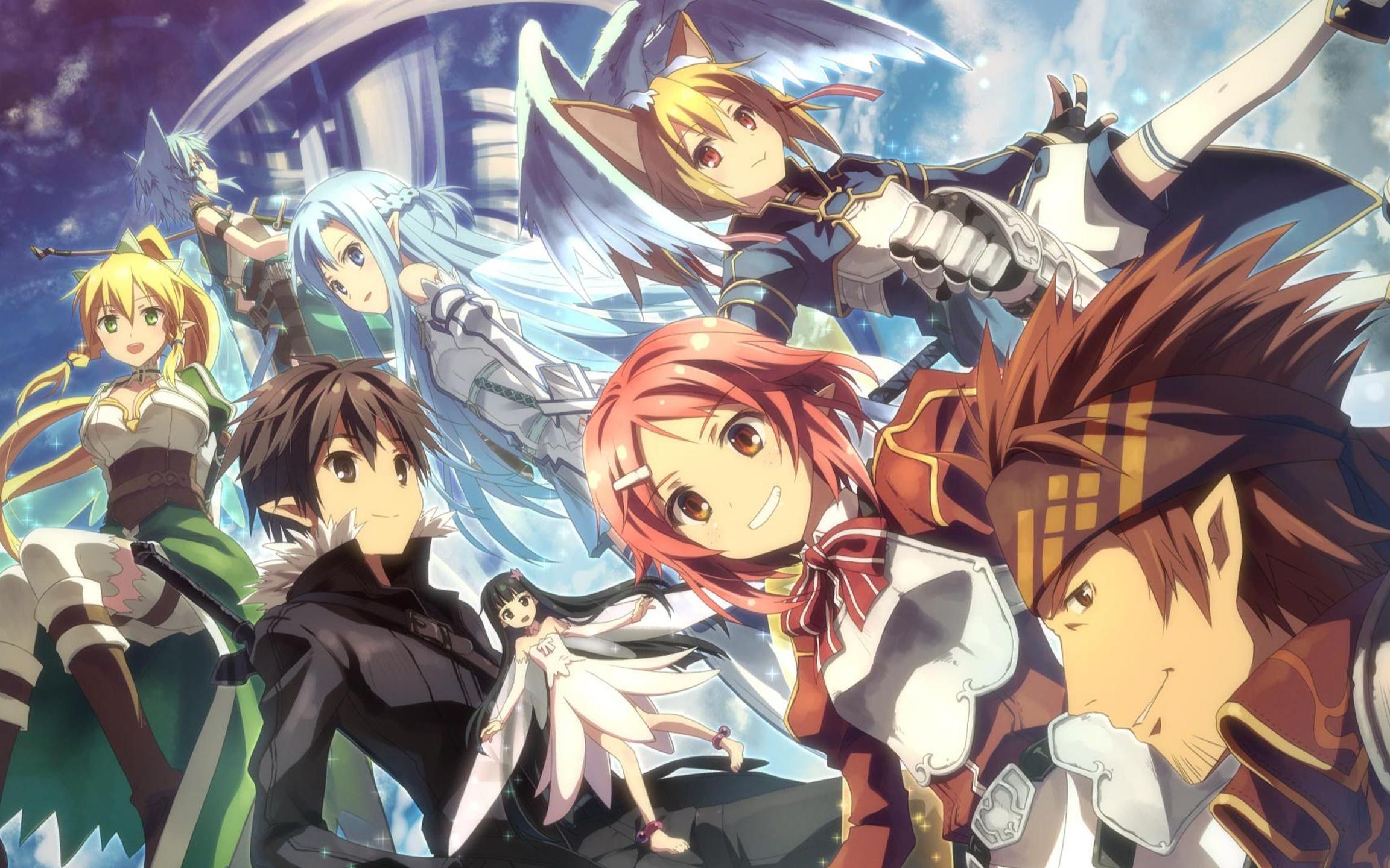 【刀剑神域/amv】双剑出鞘,无人不倒 — link start !