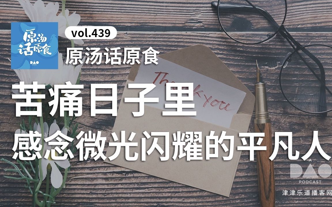 【音频】vol.439 原汤话原食:苦痛日子里,感念微光闪耀的平凡人哔哩哔哩bilibili