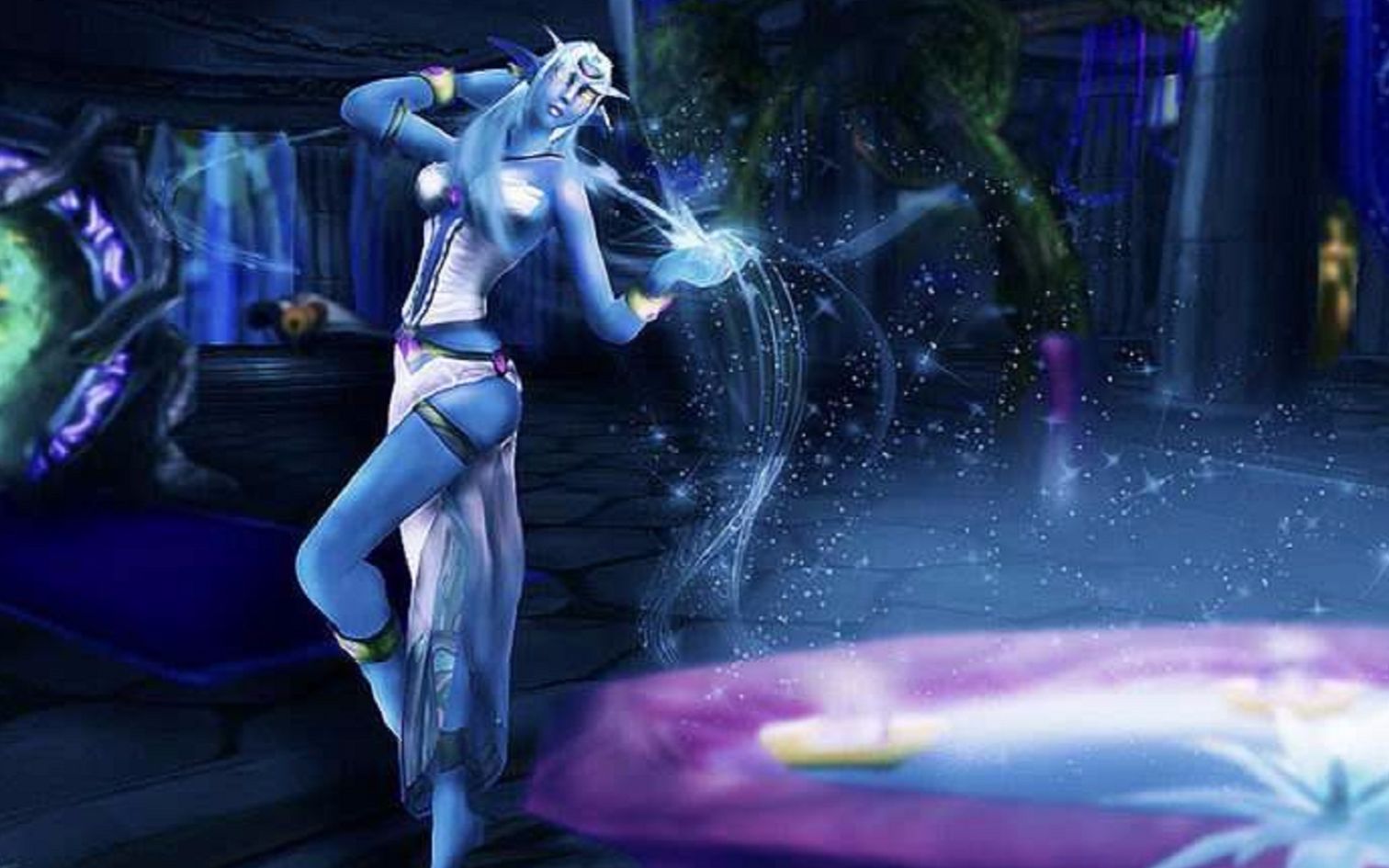 魔兽世界中倾国倾城的美女公主(=~ω~=)!