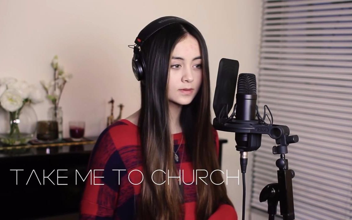 [图]【油管惊艳翻唱】Take Me To Church - Hozier (Cover by Jasmine Thompson)（720P中英字幕）