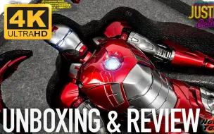 Download Video: 【转载】[4K画质] Hottoys 1/6 MMS696D54 迪士尼100周年限定 钢铁侠 MK7 开箱评测