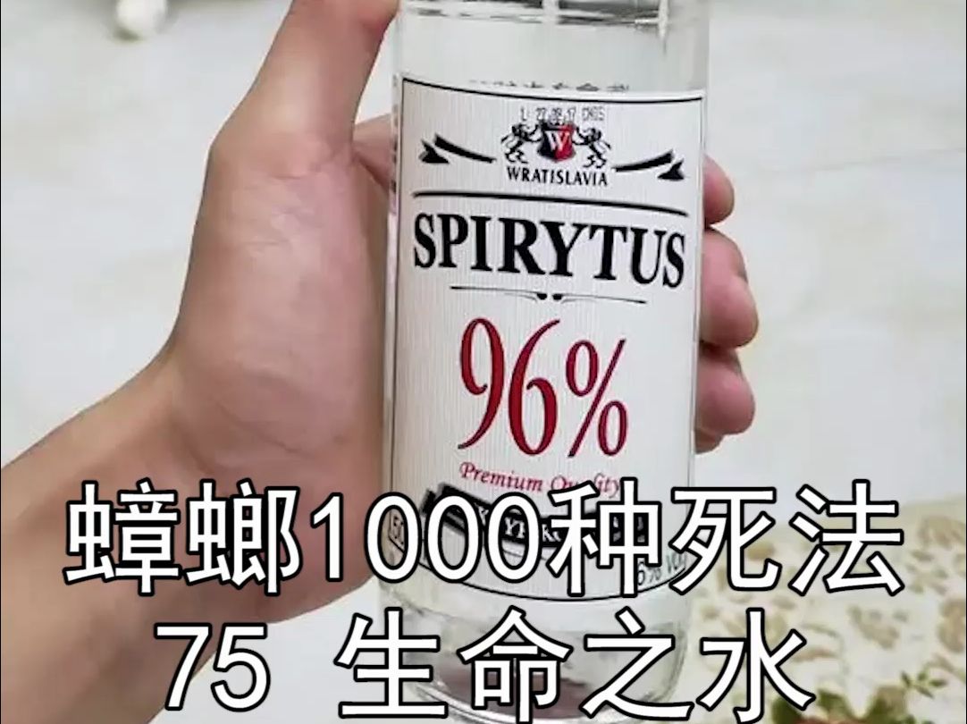 请蟑螂喝96度的生命之水,蟑螂会喝高吗?