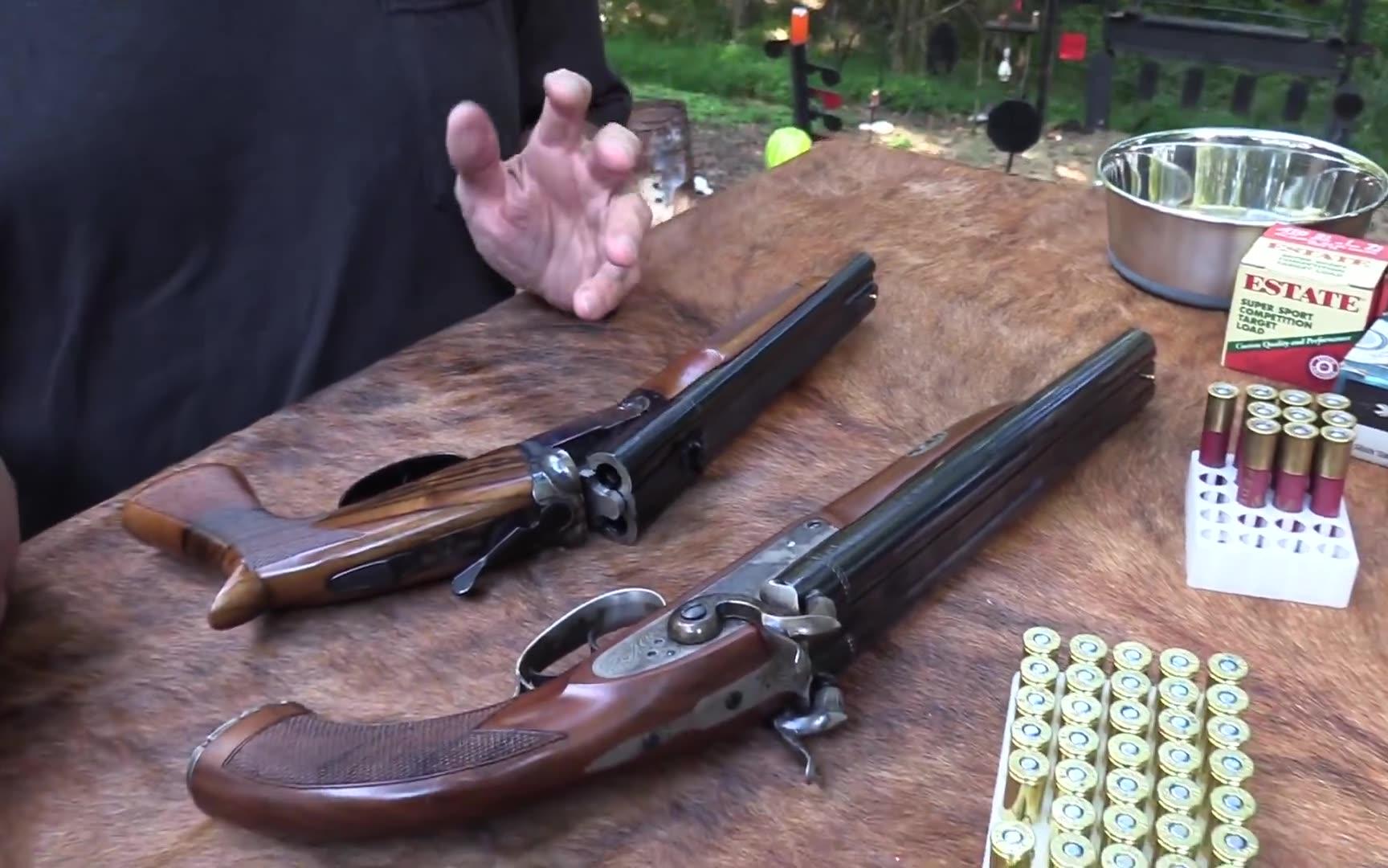 土豪老爷子玩枪系列～试射cf穿越火线里面的双管猎枪