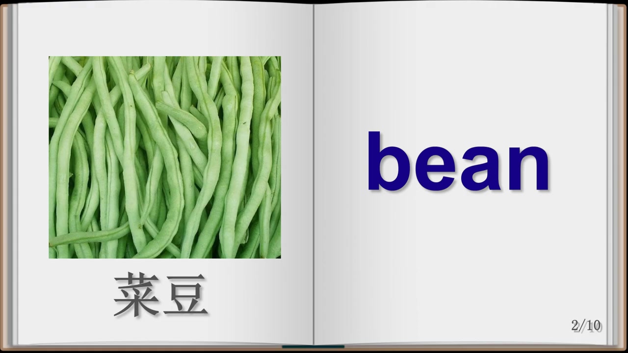 英文词汇蔬菜 vegetables(2)哔哩哔哩bilibili