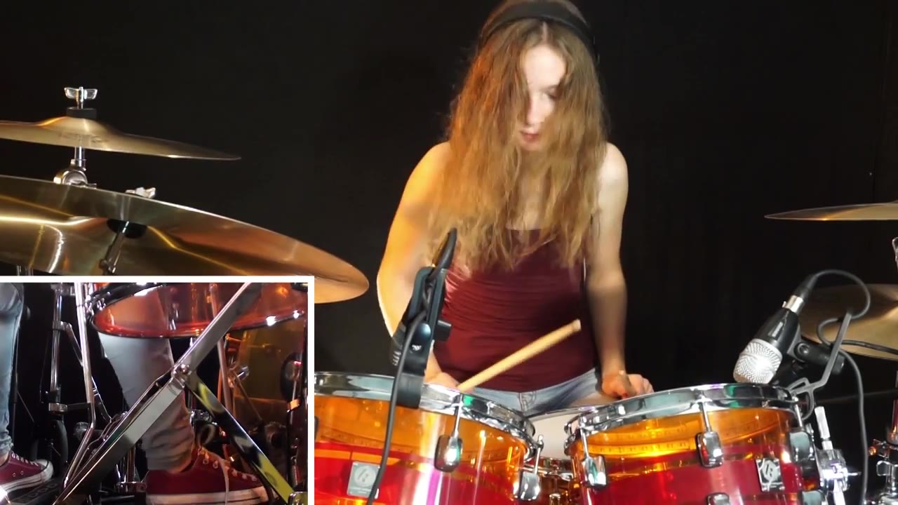 [图]Black Betty (Ram Jam); drum cover by Sina