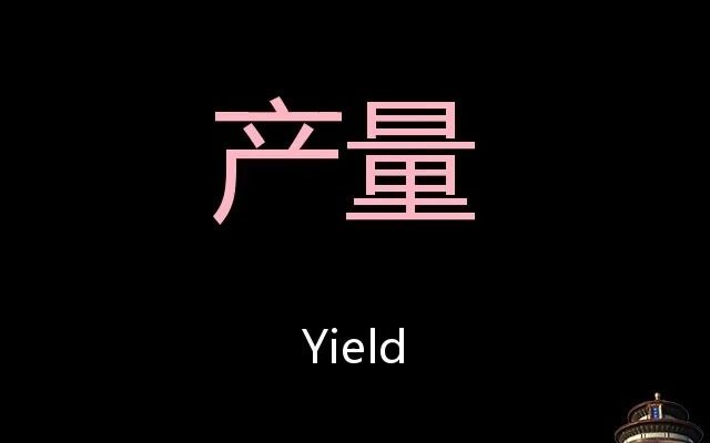 [图]产量 Chinese Pronunciation Yield