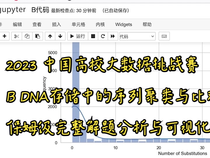 【保姆级级思路分析】2023大数据挑战赛B题DNA 存储中的序列聚类与比对 中国高校大数据挑战赛哔哩哔哩bilibili