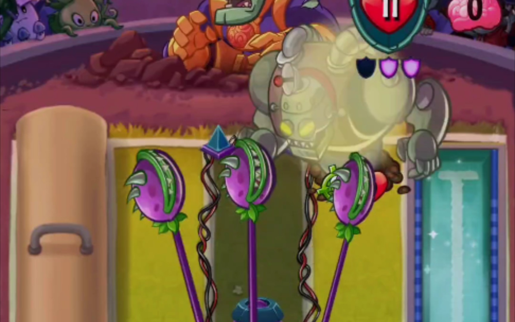 【pvzheroes上分日常】三头大嘴花连机器人都吃?