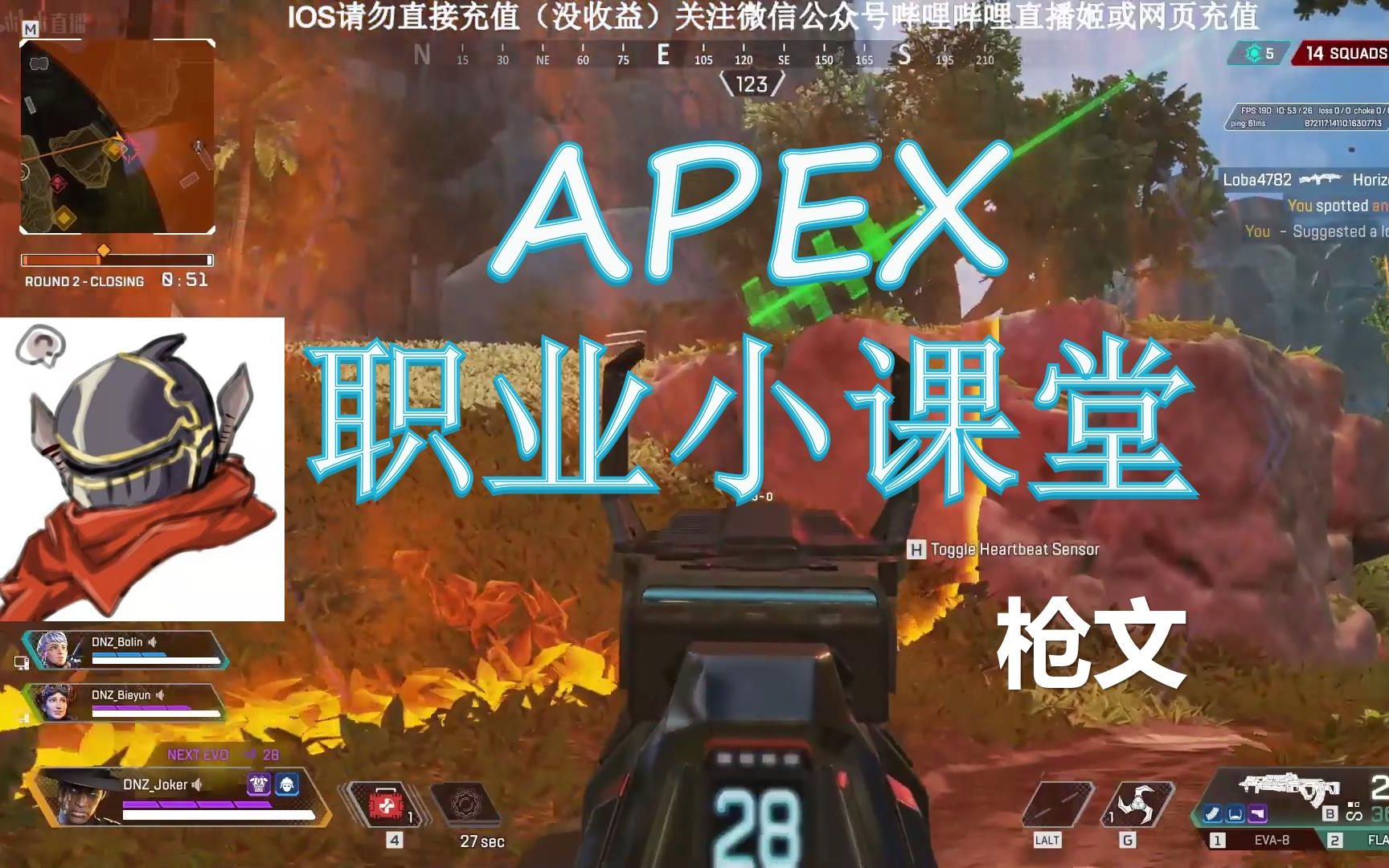 【APEX英雄职业科普】枪文的APEX职业小课堂《第4课》DNZ篇APEX英雄