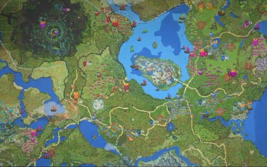 [图]【WorldBox】试着在世界盒子里创造提瓦特大陆
