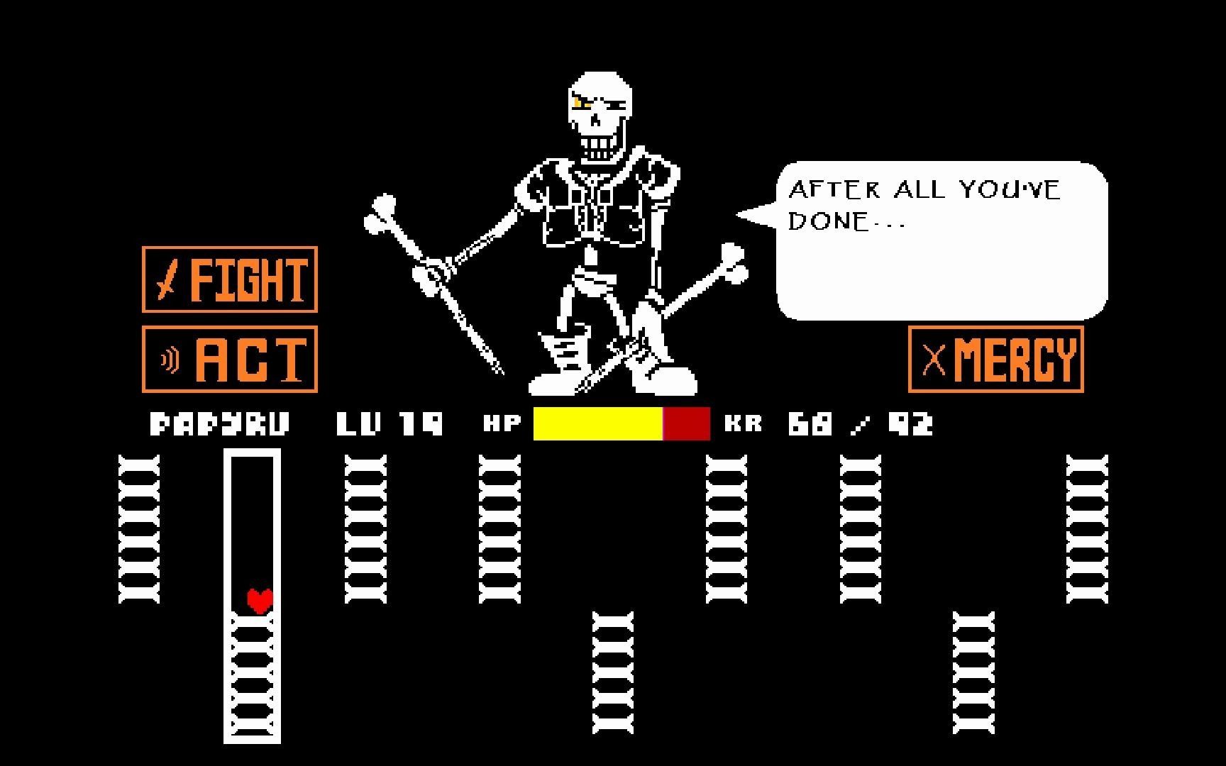 【undertale disbelief】全然不信官方困难版兩药