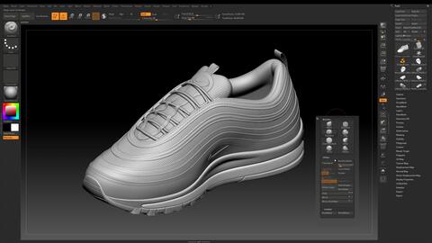 Gumroad - Modeling A Realistic Sport Shoes In Zbrush-zb制作运动鞋-哔哩哔哩