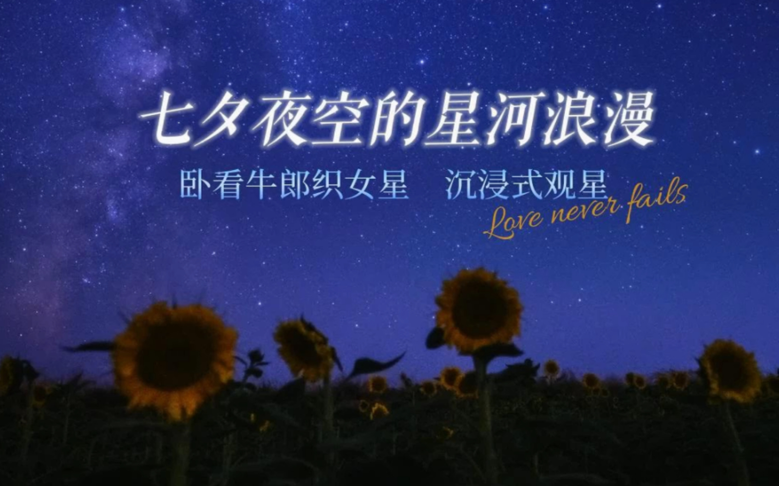 200秒辨别牛郎织女星|Love never fails. 爱是永不止息.哔哩哔哩bilibili