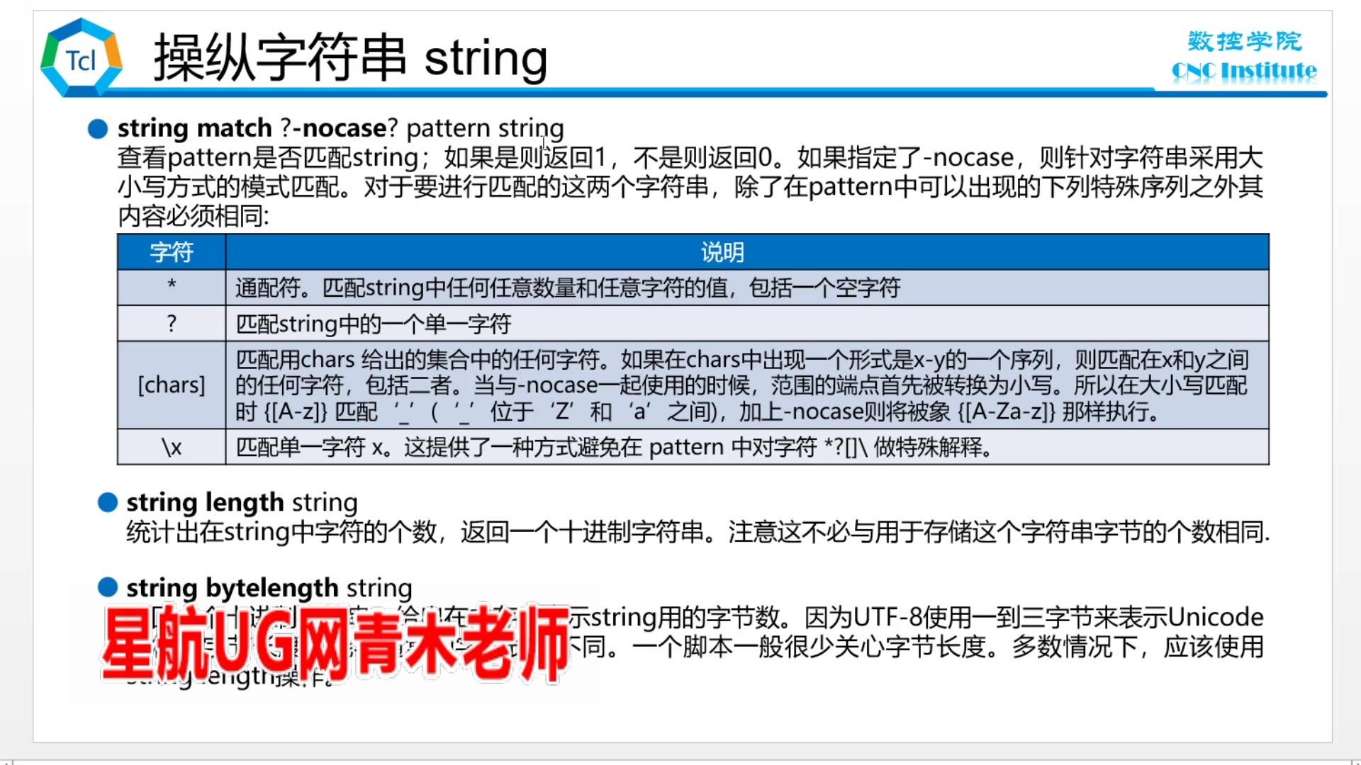 第50节08:后处理TCL语言之操纵字符串string match、string length、string bytelength命令6哔哩哔哩bilibili