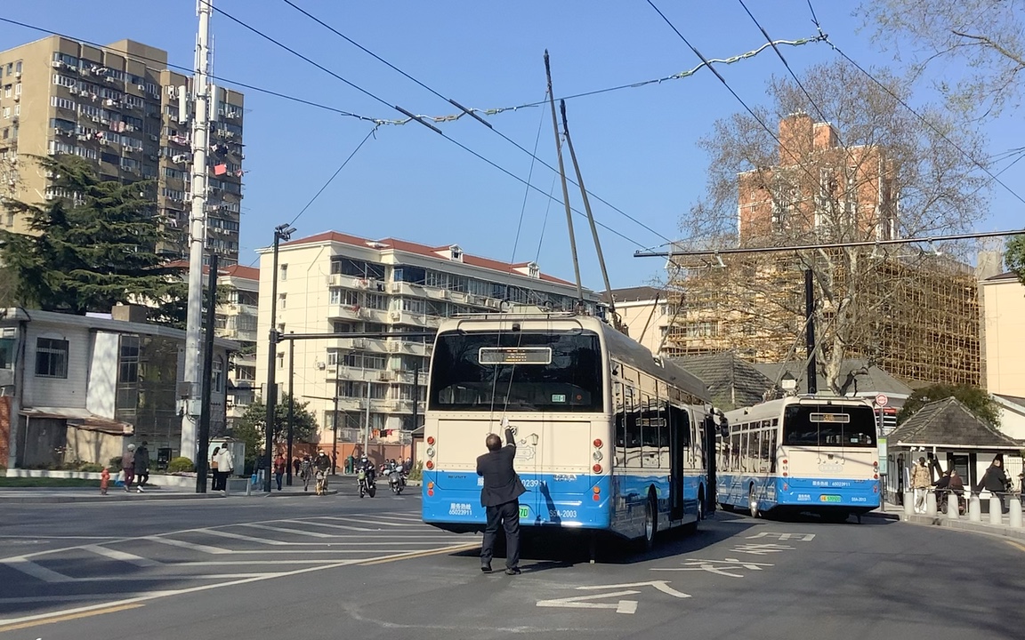 【上海公交】巴士一公司 20路 s5a 升杆实录-2