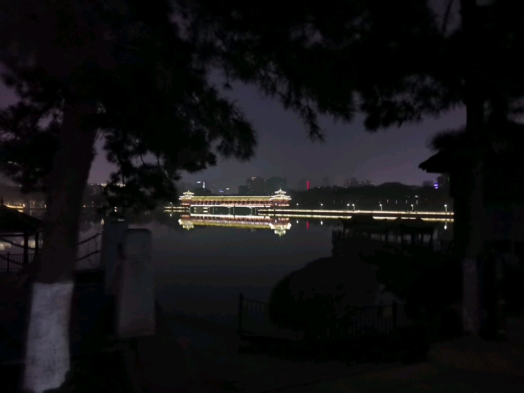 烈士公园夜景,年嘉湖畔,每个长沙人的记忆