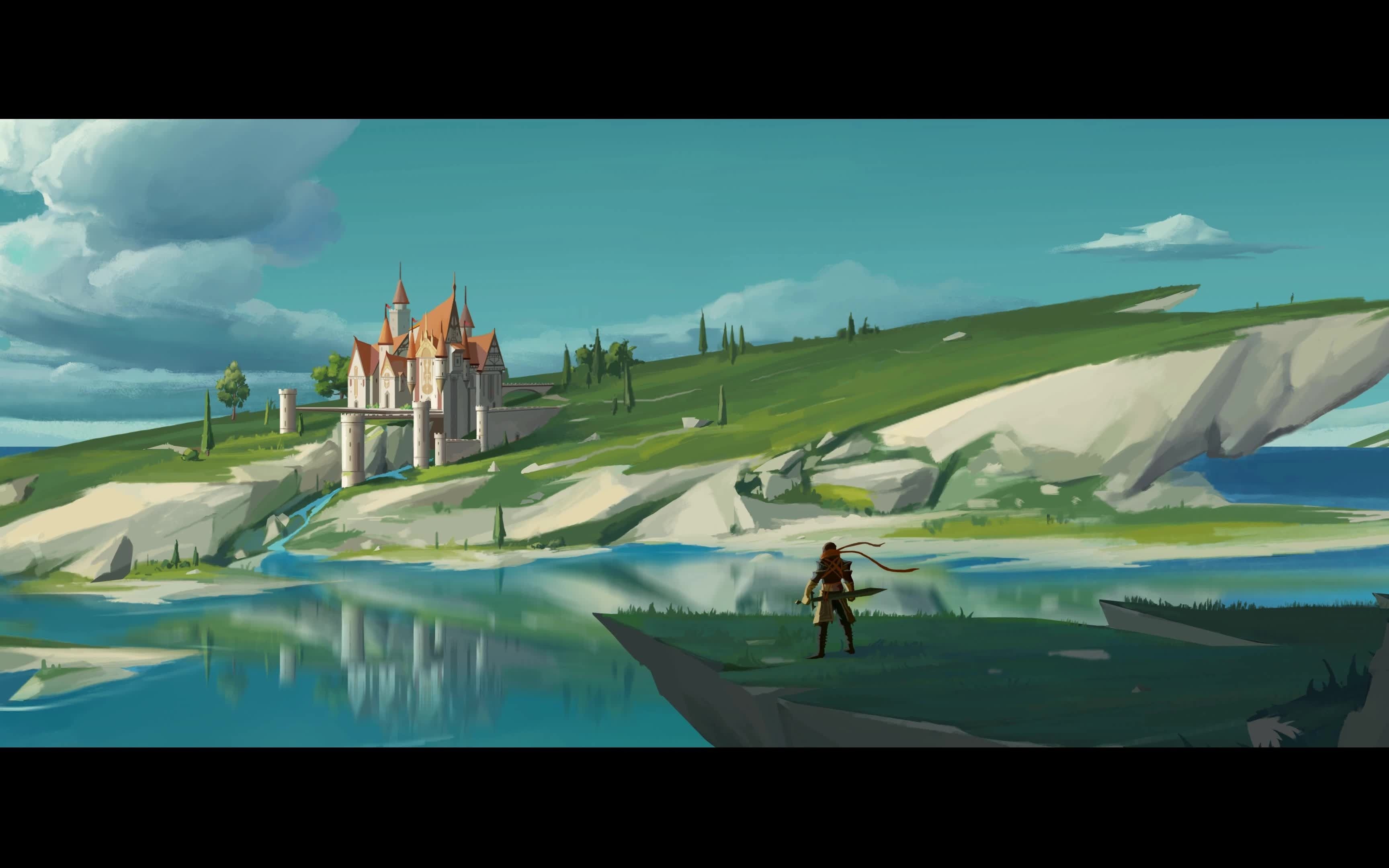 原画到ue4 风格化场景全流程制作_哔哩哔哩_bilibili