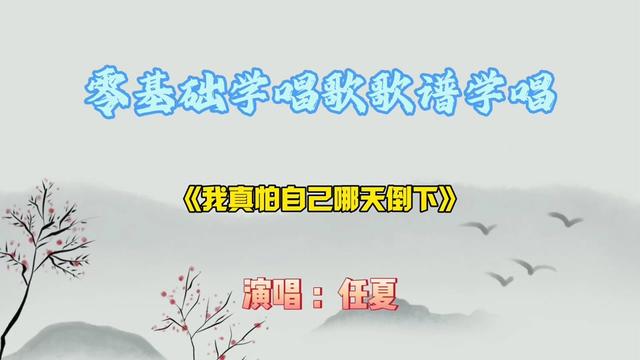 [图]流行歌曲《我真怕自己哪天倒下》