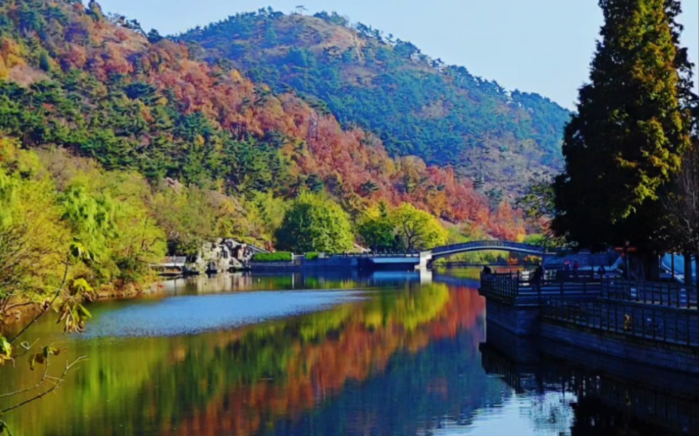 大连白云雁水秋天美景