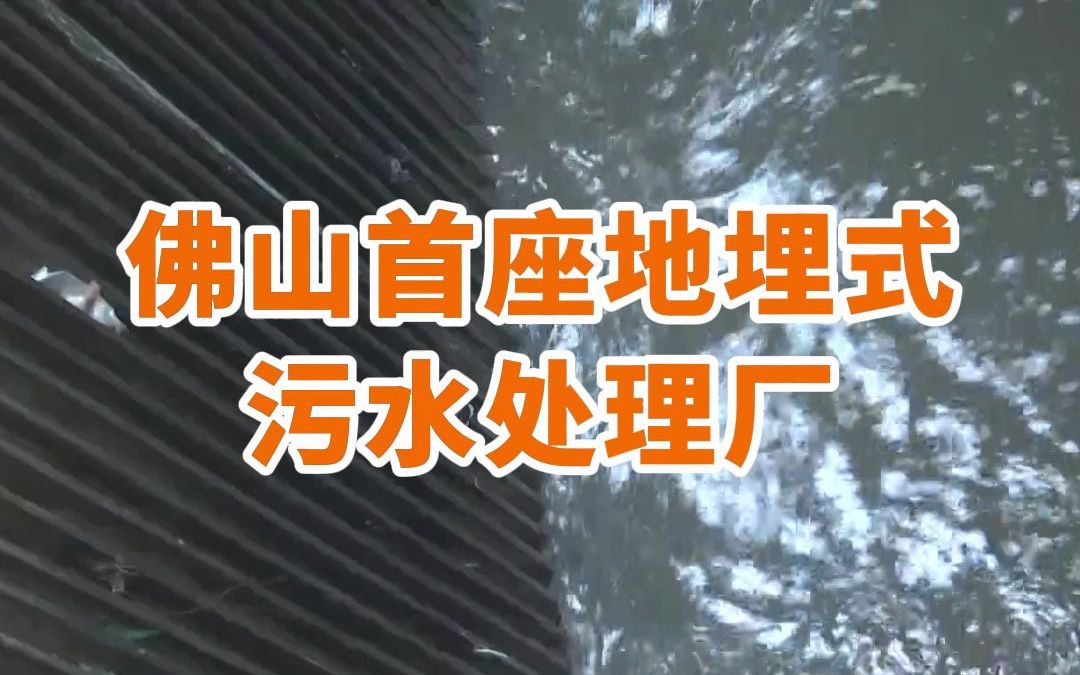 佛山首座地埋式污水处理厂——佛山市城北污水处理厂地埋式改建项目,顺利通过竣工验收!哔哩哔哩bilibili