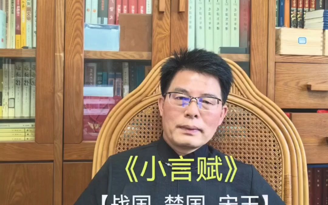 《小言赋【战国 楚国 宋玉 整理注音:翰墨滥觞或善得元【视频