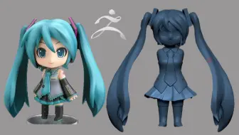 【zbrush雕刻】“初音未来”,你的初音、我的未来！
