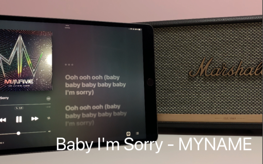 [图]音响试听 | Baby I'm Sorry - MYNAME