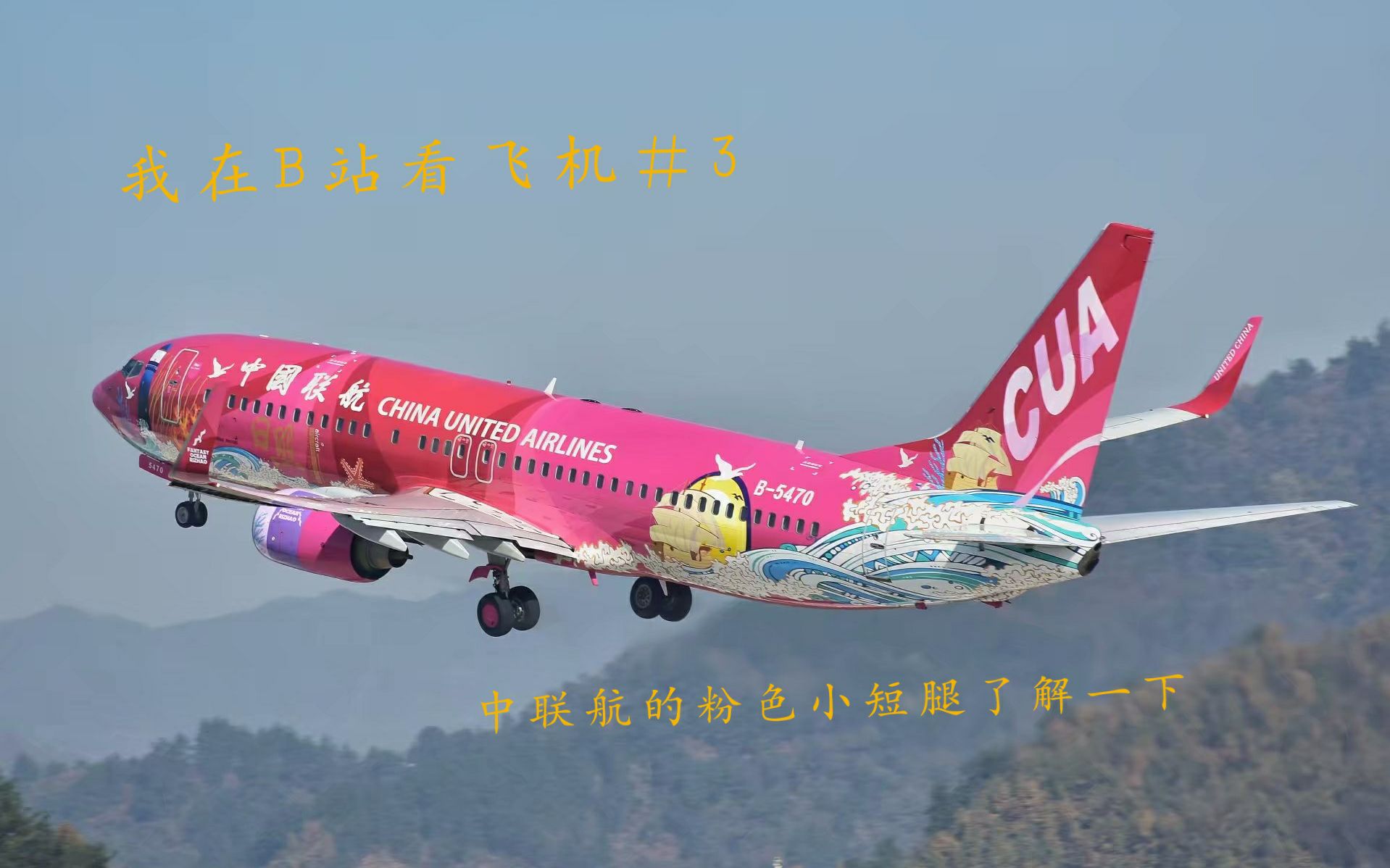 【在b站看飞机】十堰武当山机场起飞(地面视角,彩绘哦23333,感受引擎