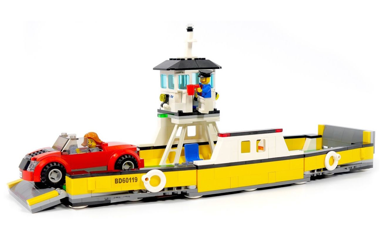 乐高lego 60119 城市系列 轮渡 2016速拼评测_哔哩哔哩 (゜-゜)つロ