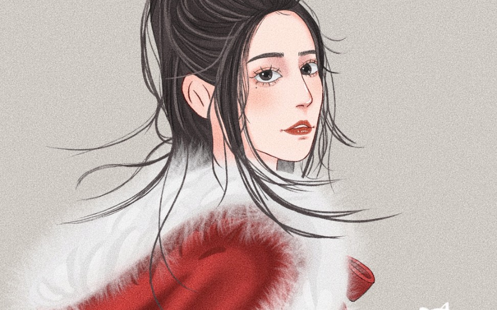 长歌行手绘——迪丽热巴来啦