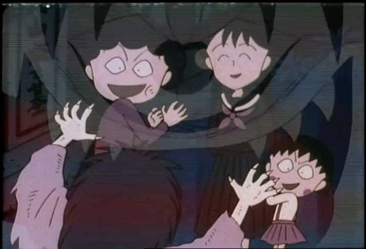 樱桃小丸子之小丸子让妈妈陪同去鬼屋妈妈不太愿意哦(6)