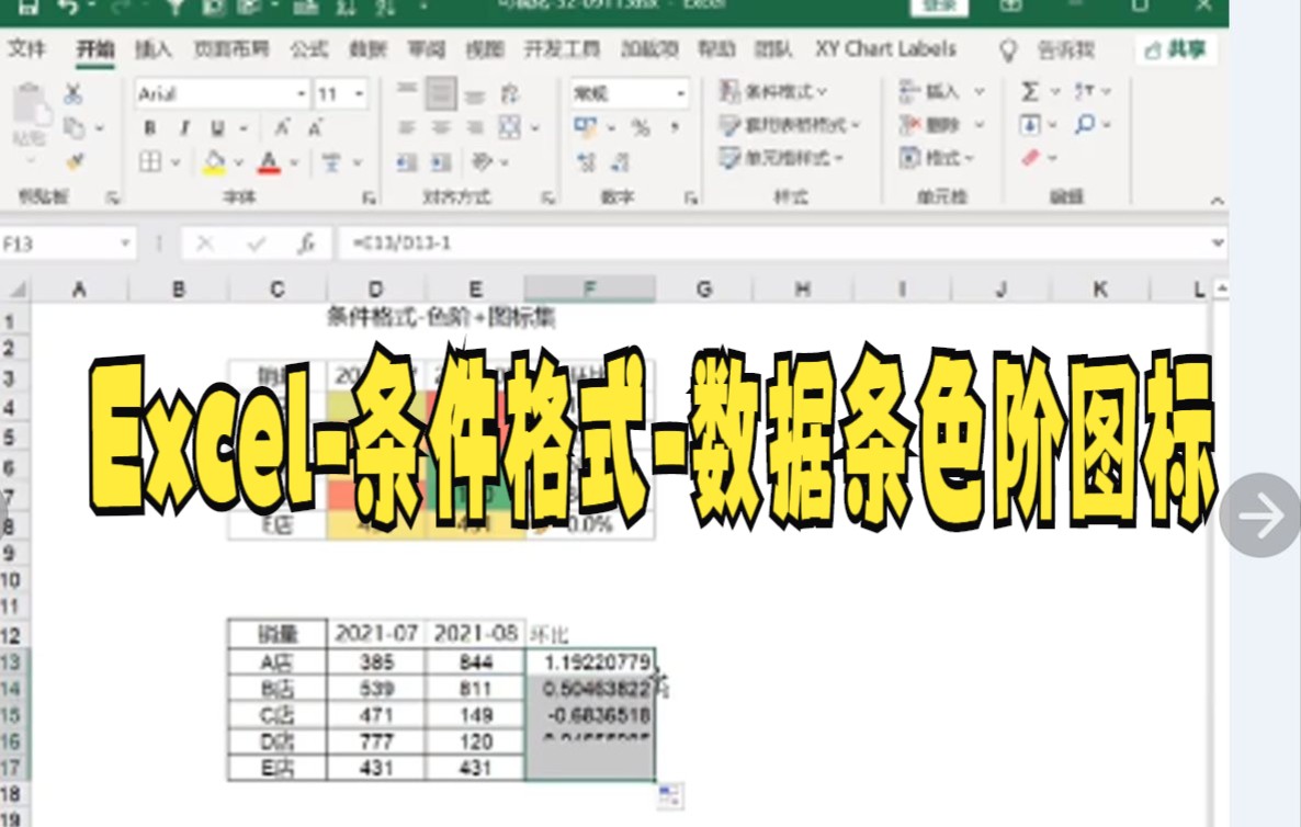 【excel表格制作技巧】Excel技巧条件格式(色阶+图标集)之Excel条件格式数据条色阶图标哔哩哔哩bilibili