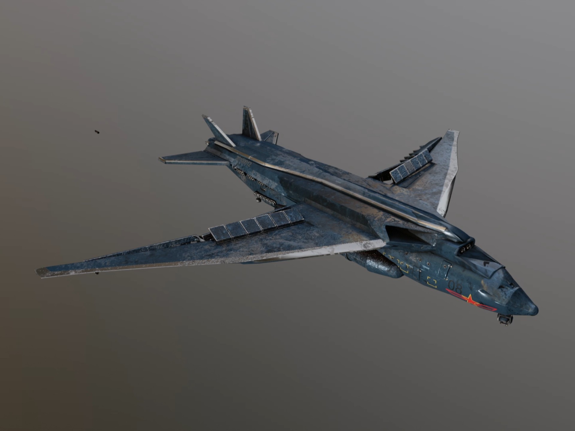 武装运输机科幻设计