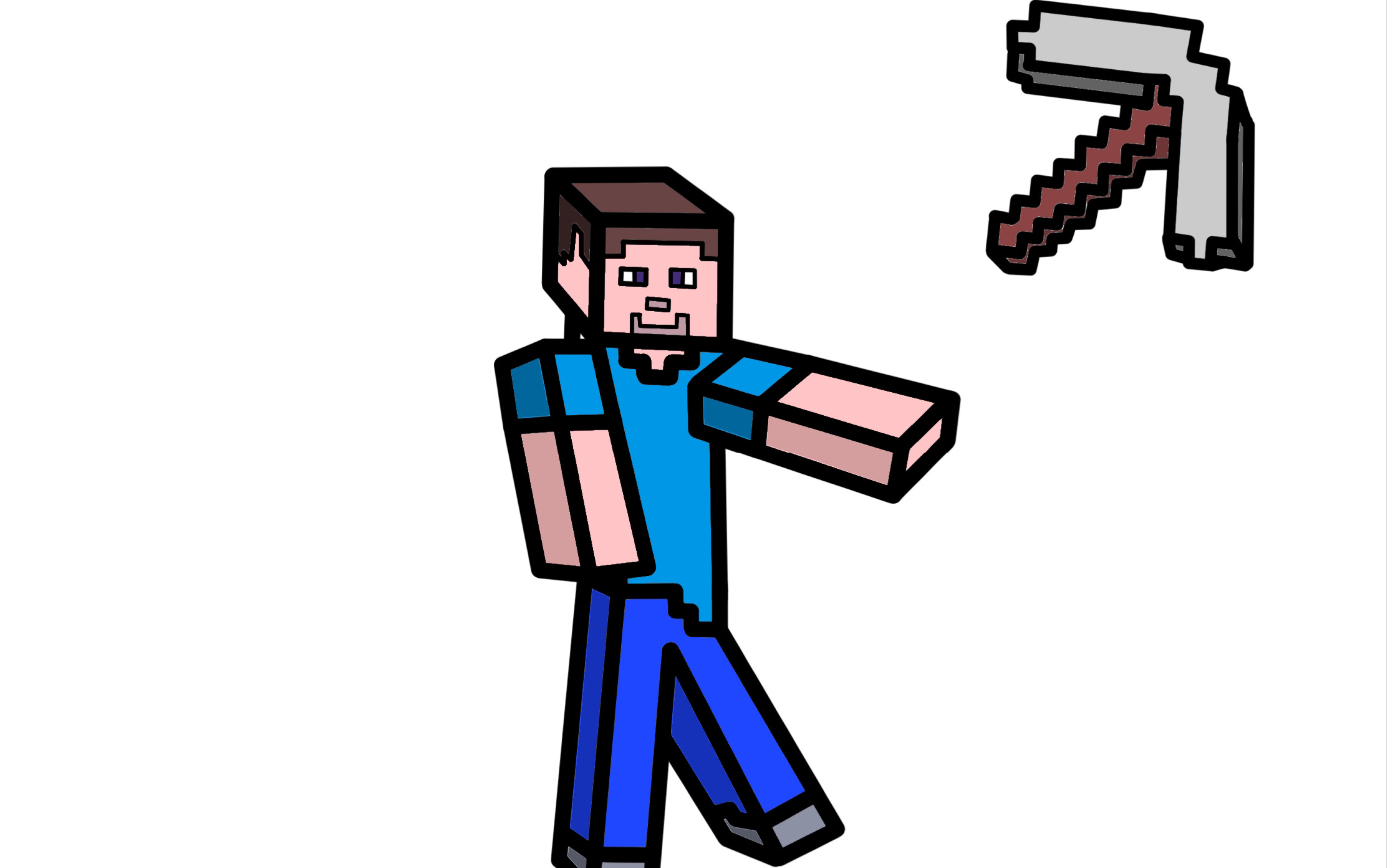 【avlc】procreate:我的世界史蒂夫形象设计过程