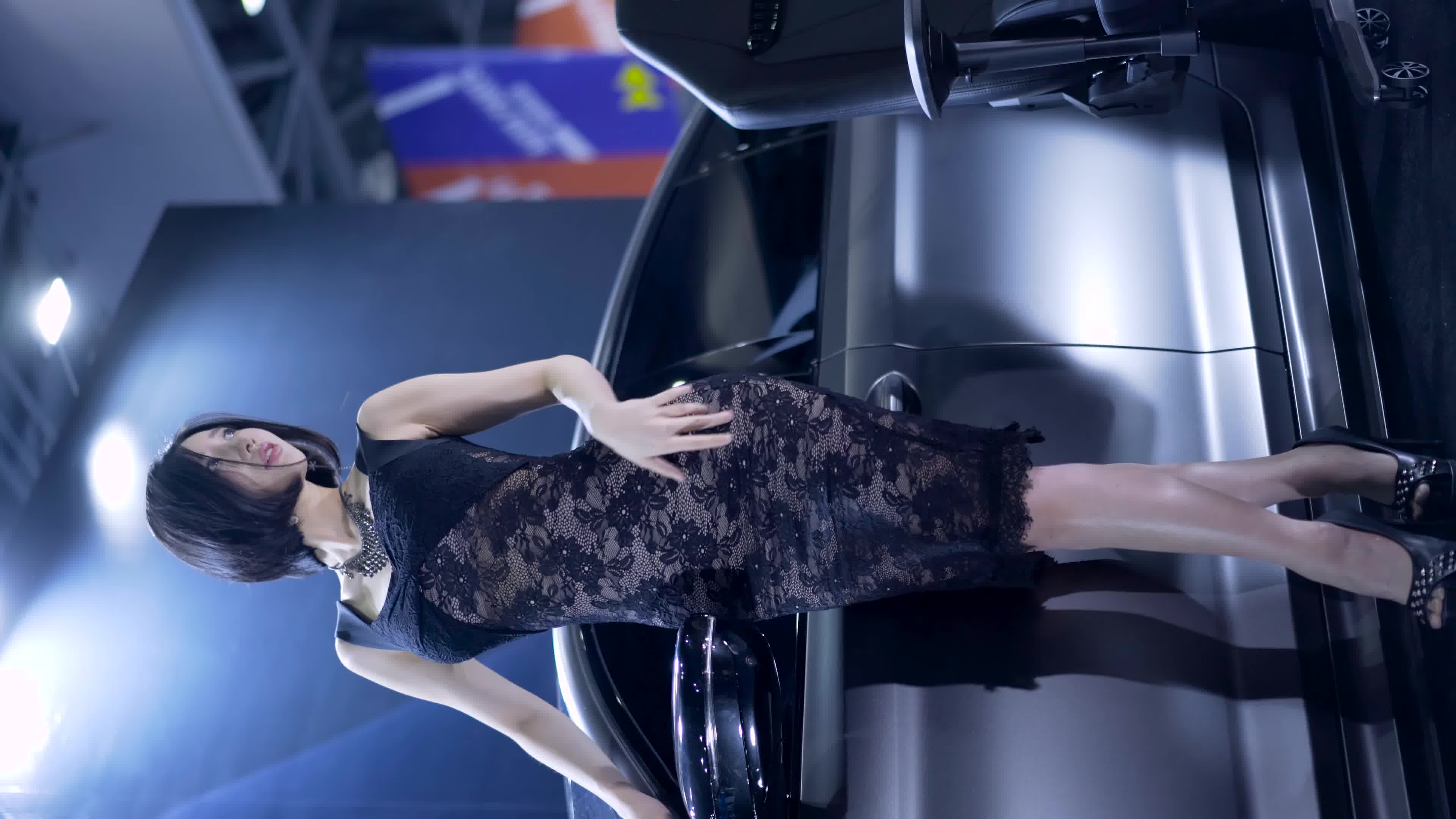 4k [车模jooa song韩国模特jooa song] 5792019首尔车展79fancam