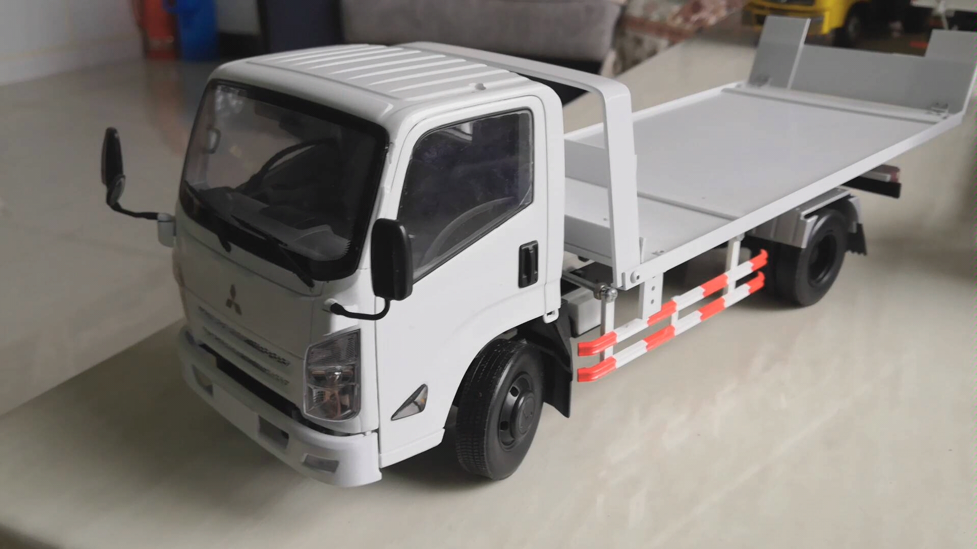 江铃卡车模型 清障车 运输车板车模型